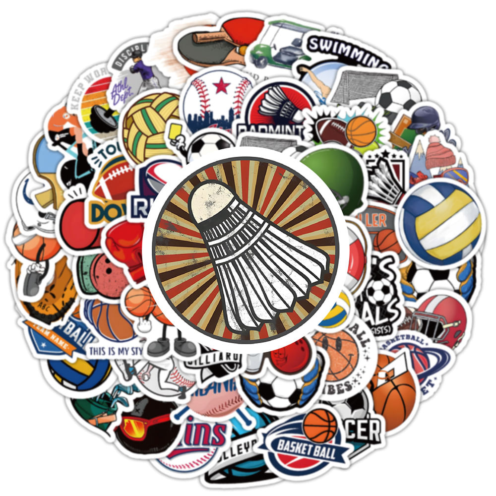 Pacote De Adesivos Snooker, 50 Unidades De Decalques De Vinil Impermeáveis