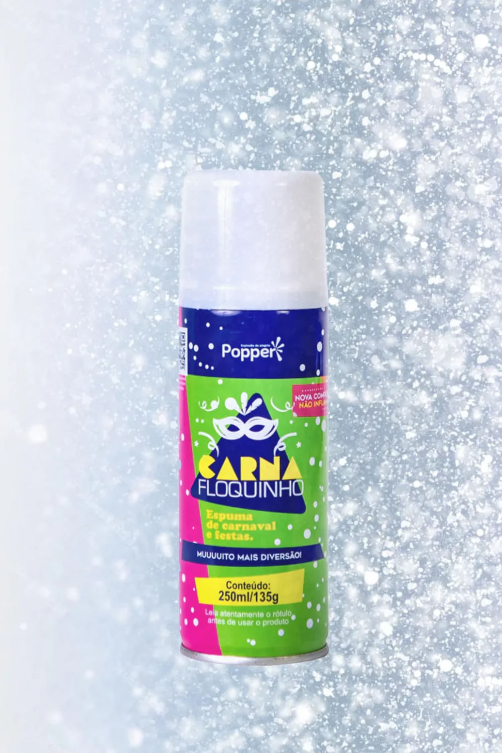 Spray De Neve 250ml Espuma Para Festas E Carnaval Floquinho