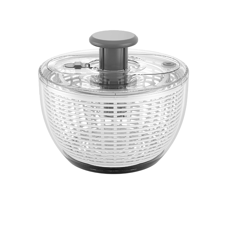 Salad Spinner Press Spin Para Secagem De Vegetais E Frutas