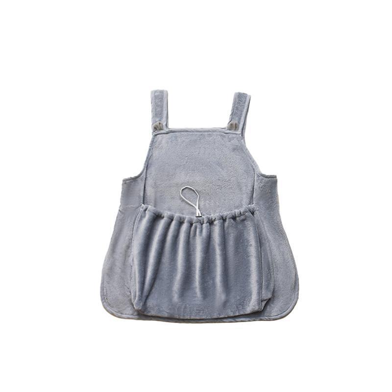 Avental De Pelúcia Para Gatos, Sem Usar As Mãos, Para Transportar Animais De Estimação, Cinza