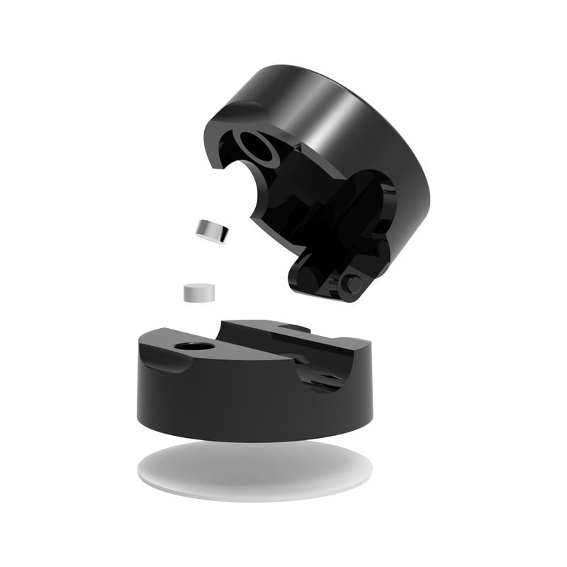 Organizador De Cabos Magnéticos De Mesa De Plástico Preto Sem Emaranhados