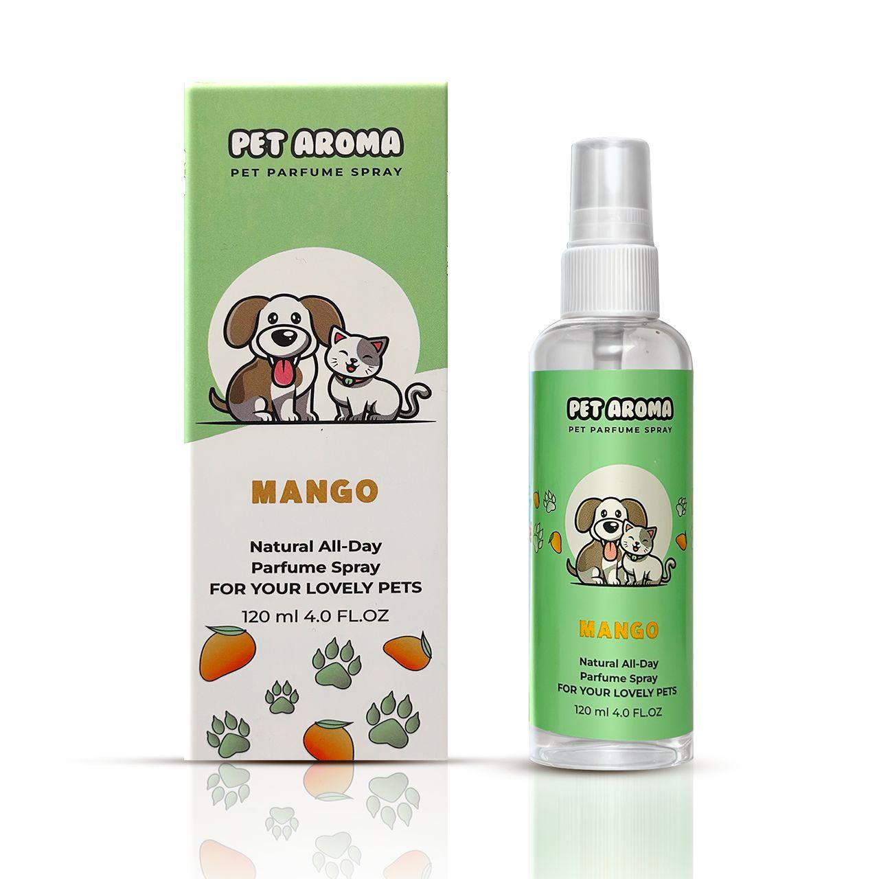 Perfume Para Animais De Estimação Mamozin Pet Aroma Mango 120ml