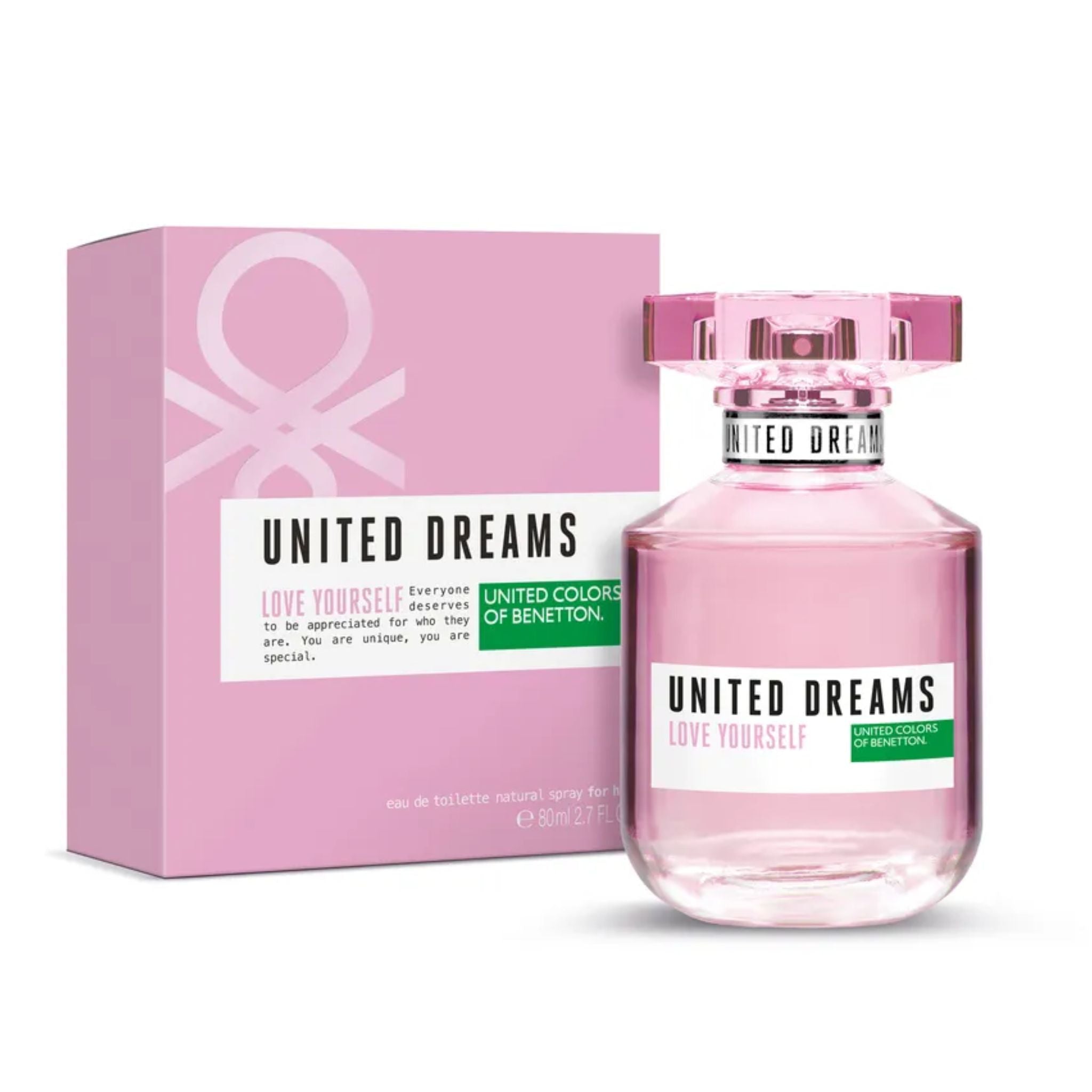 Perfume Benetton Love Yourself Eau De Toilette 80ml Para Mulheres