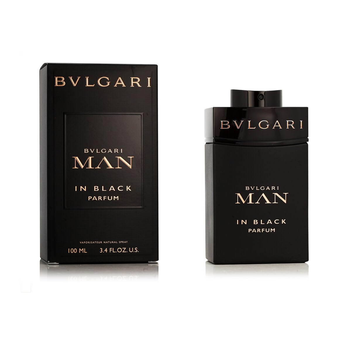 Perfume Bvlgari Man In Black Para Homens 100ml Em Spray De Perfume