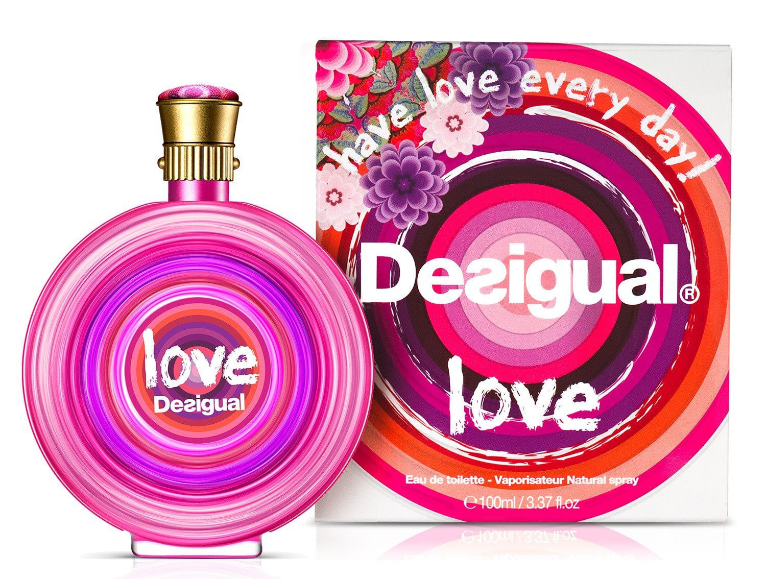 Perfume Desigual Love Eau De Toilette 100ml Para Mulheres