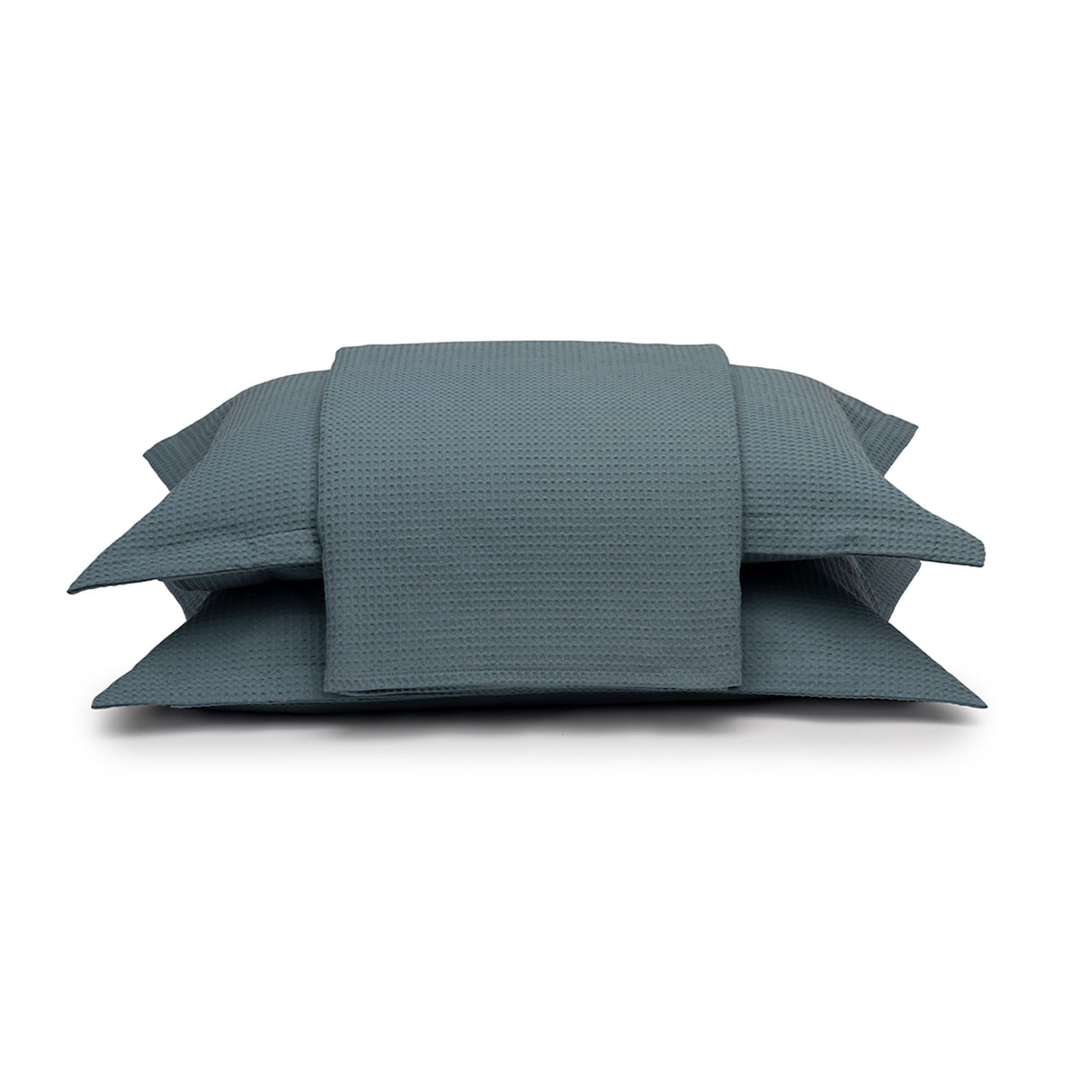 Kit Colcha Queen Döhler Piquet Azul