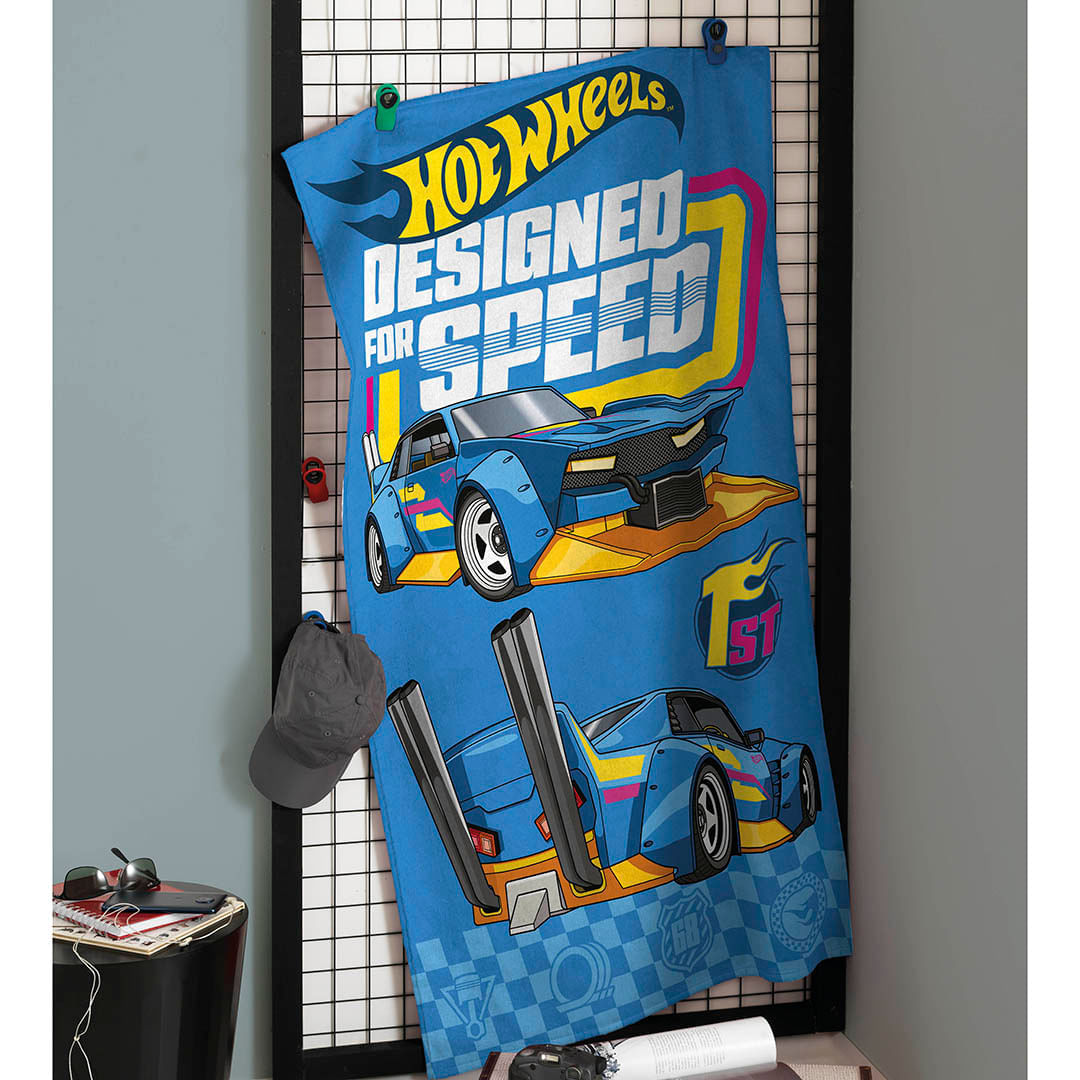 Toalha De Banho Infantil Döhler Hot Wheels 16