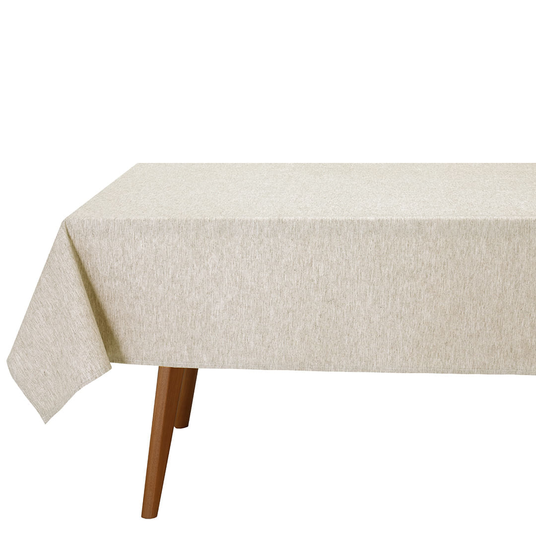 Toalha De Mesa Retangular Döhler Clean Linhares 160 x 270cm
