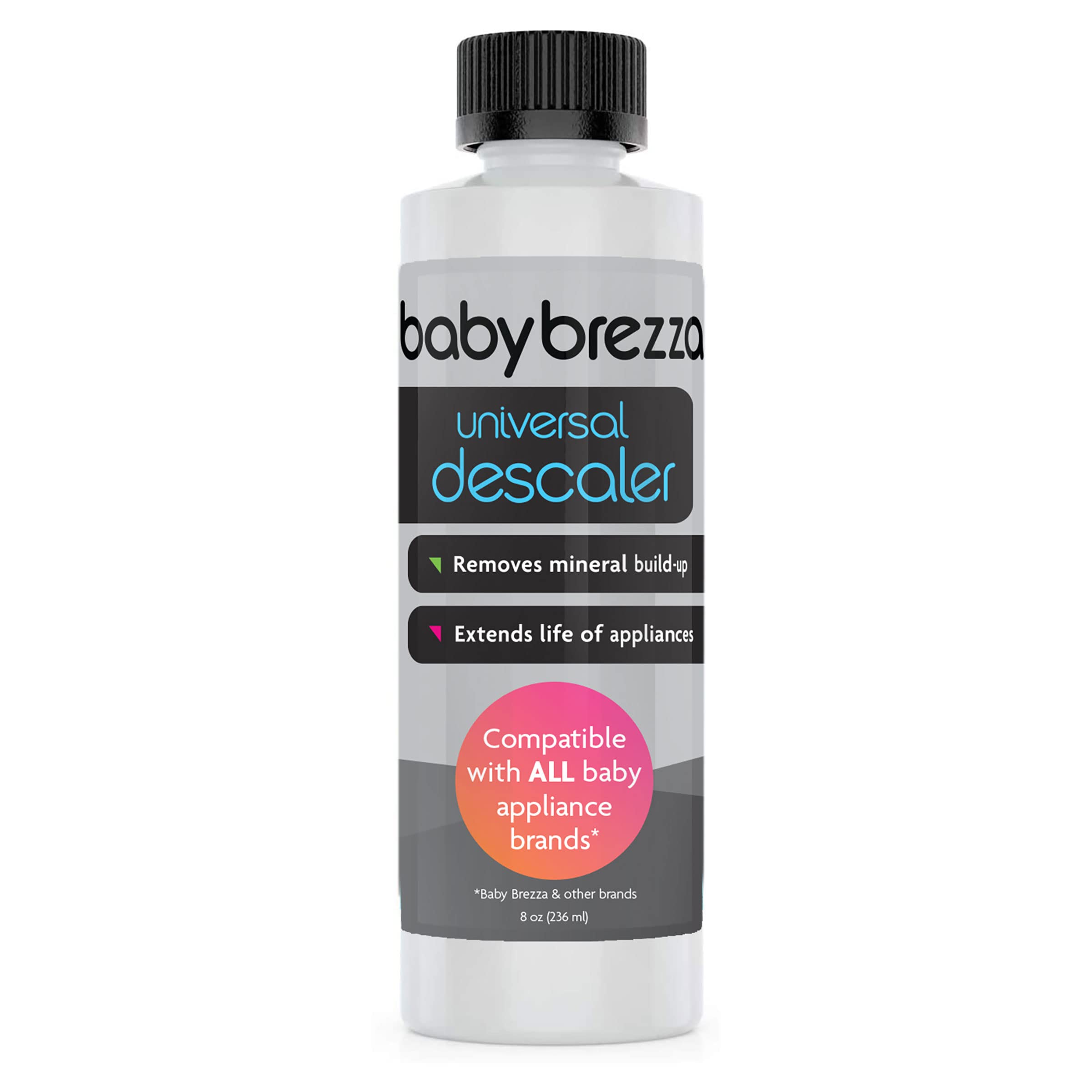 Solução De Descalcificação Baby Brezza 240ml, Universal, Fabricada Nos Eua