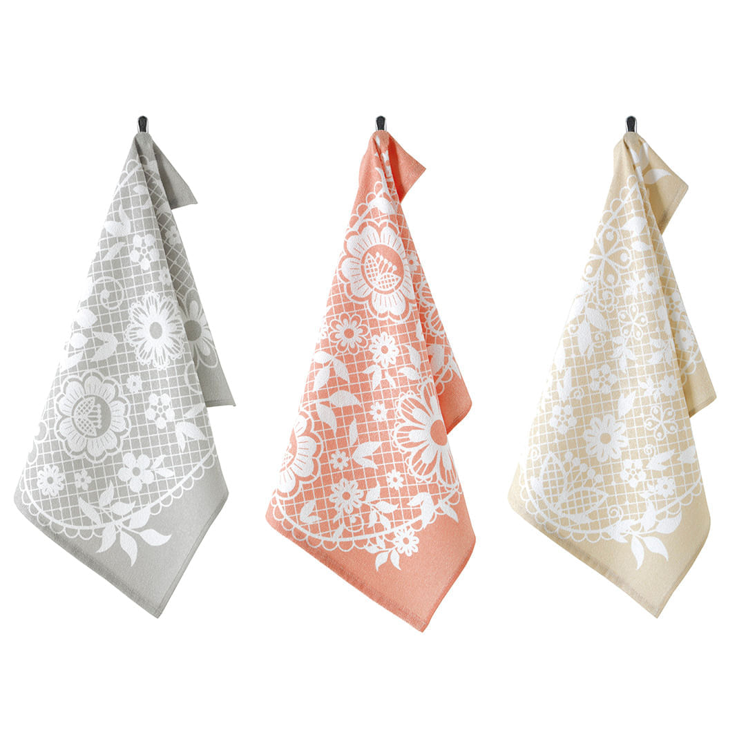 Pano De Prato Döhler Graça Sortido 1 Peça 45x65cm