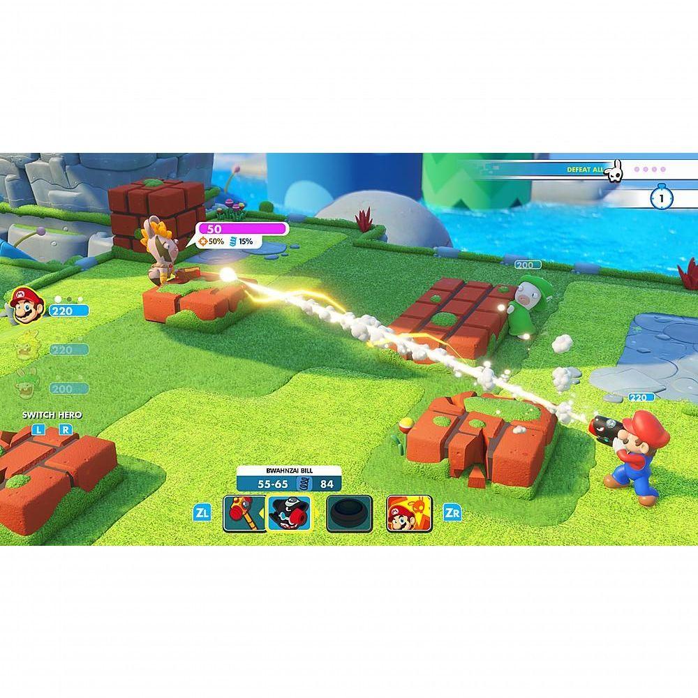 Jogo Mario+rabbids Kingdom Battle (code Box) - Switch, (oled Model ...