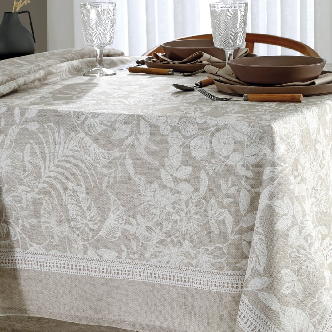 Toalha De Mesa Retangular Döhler Clean Alana 160x270cm