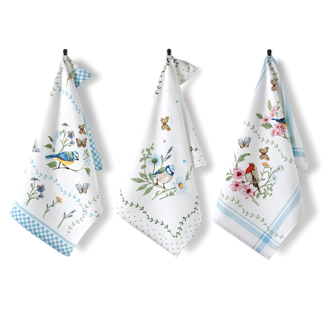 Pano De Prato Döhler Jardim Sortido 45x65cm