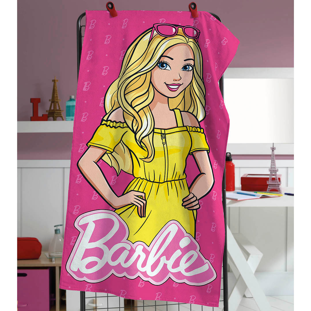 Toalha De Banho Infantil Döhler Barbie 28