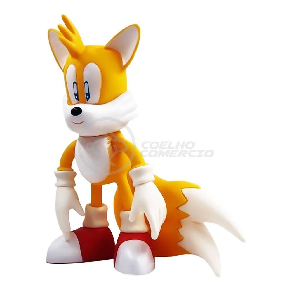 Boneco Tails Articulado Grande Super Size 23cm Sonic World - Carrefour
