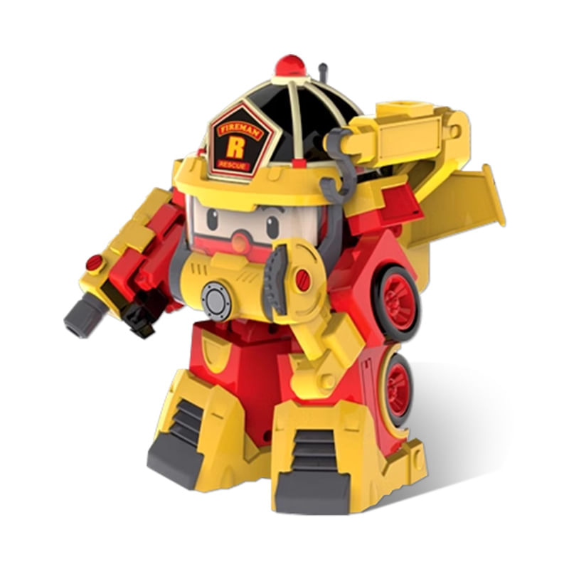 Pacote De Ação Robocar Poli Roy Como Bombeiro