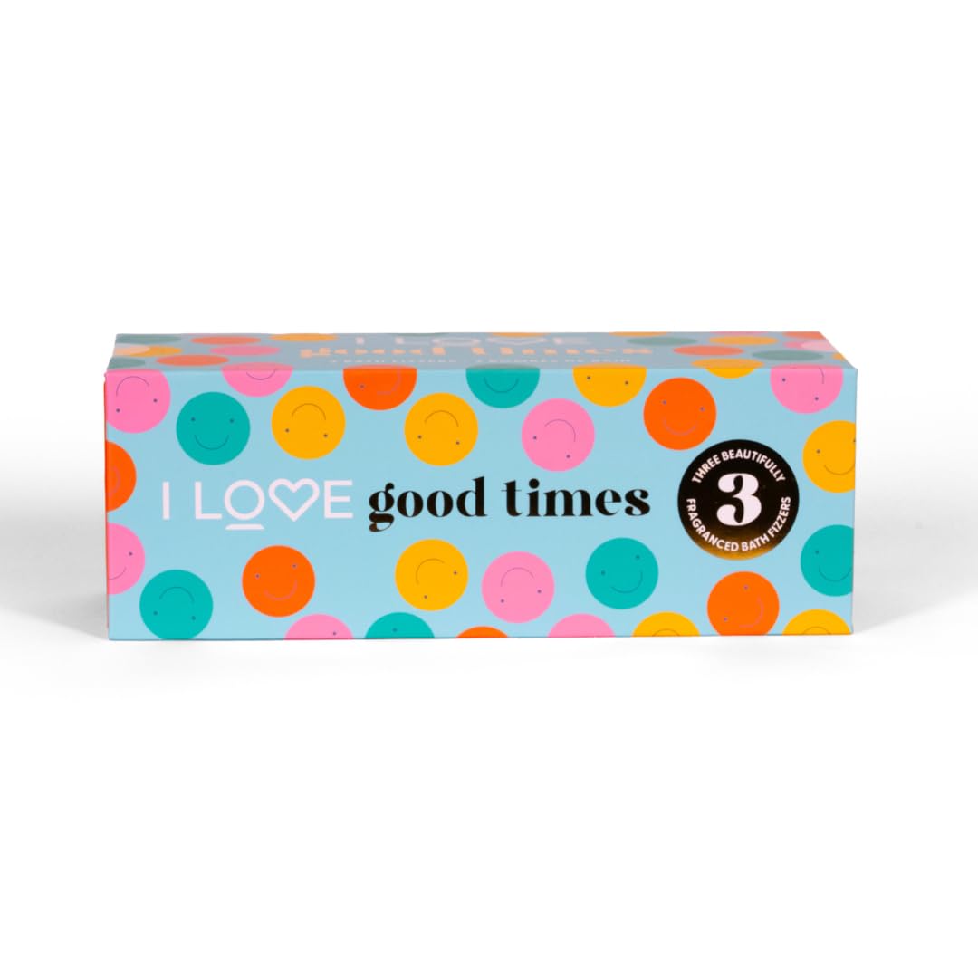 Pacote Bath Fizzer I Love Special Moments Good Times, Conjunto De 3 Peças