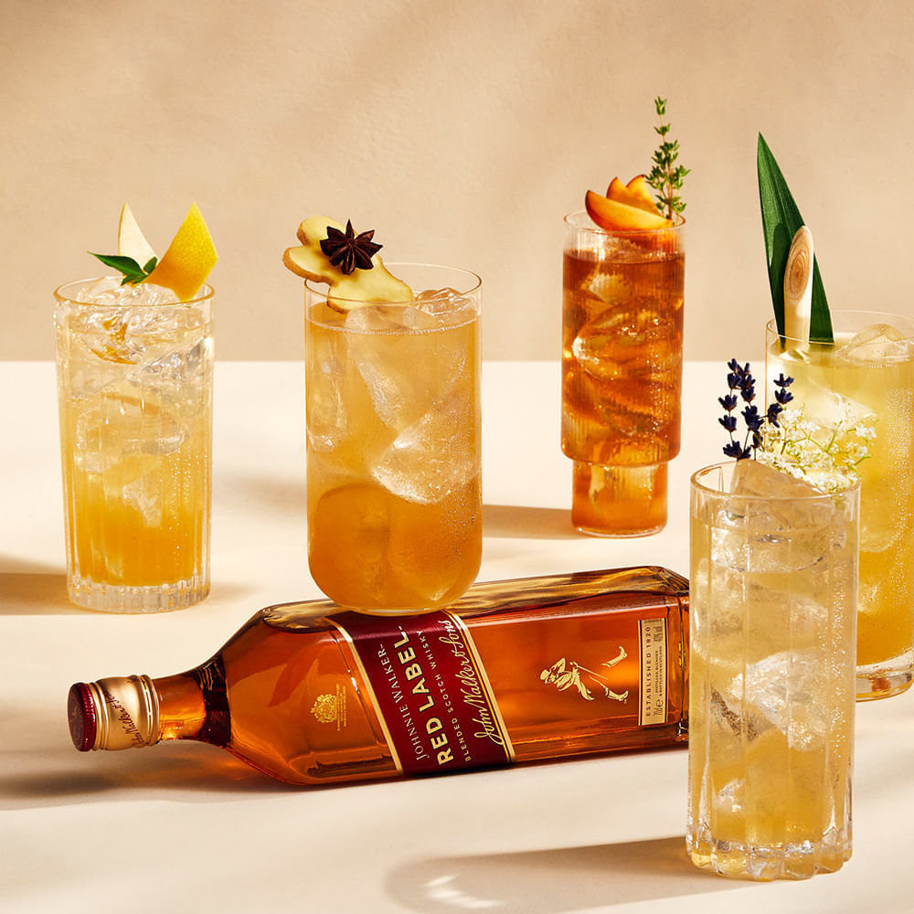 Combo Whisky Johnnie Walker Red Label 750ml - 6 Unidades Johnnie