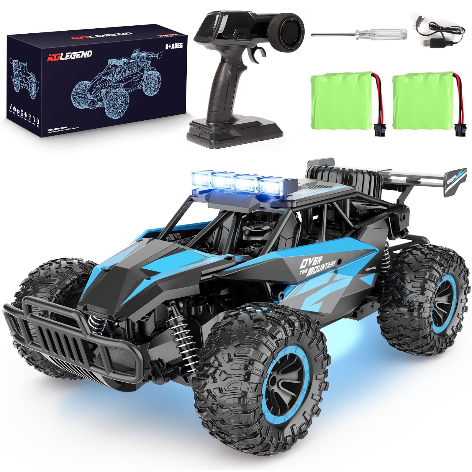 Carro De Controle Remoto Rc Monster Truck Kolegend 20km/h 30min