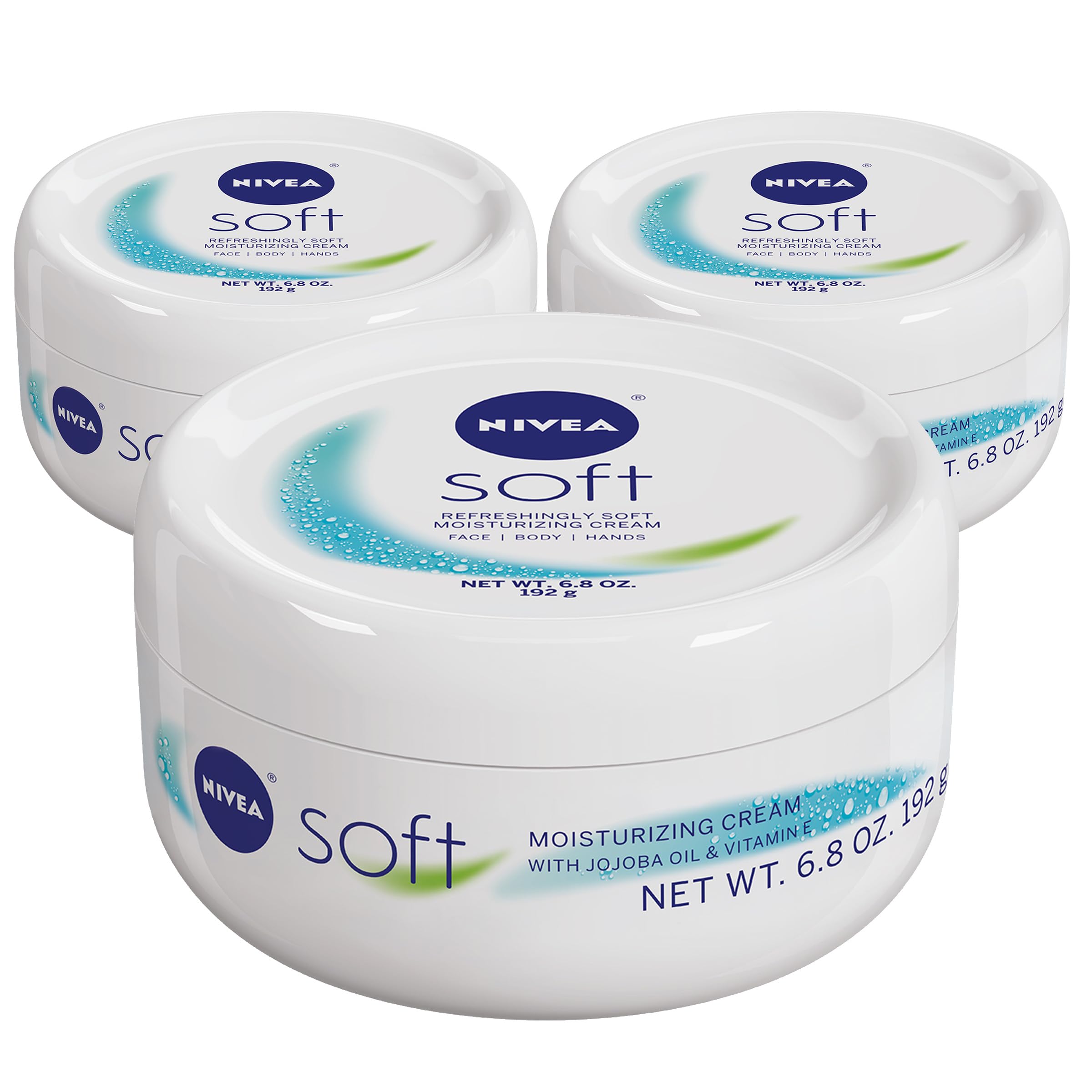 Creme Hidratante Nivea Soft Refreshingly Soft 200ml X 3