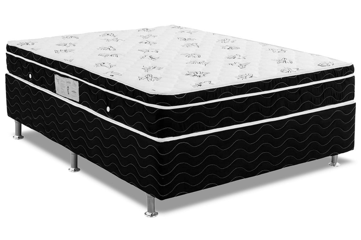 Colchão Ortobom Nanolastic Physical Spring Piliow Casal - 1,28x1,88x0,23