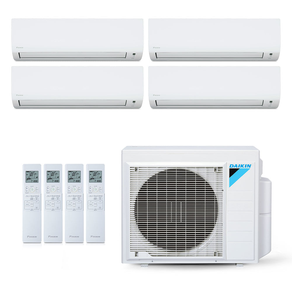 Ar Condicionado Multisplit Quad 39000 Btu(3x9000+12000) Quente/frio - Inverter - Daikin - 220v - Ctxs12pmvm Ctxs09pmvm / 4mxs28pmvm