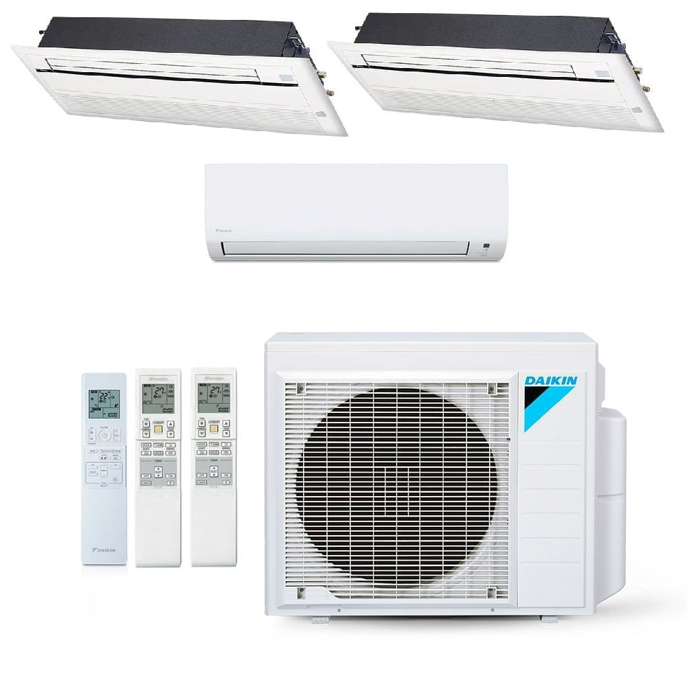 Ar Condicionado Multisplit Bi 48000 Btu(2x18000+12000) Quente/frio - Inverter - Daikin - 220v - Ctxs12pmvm5 Ccxs18pvm / 4mxs28pmvm