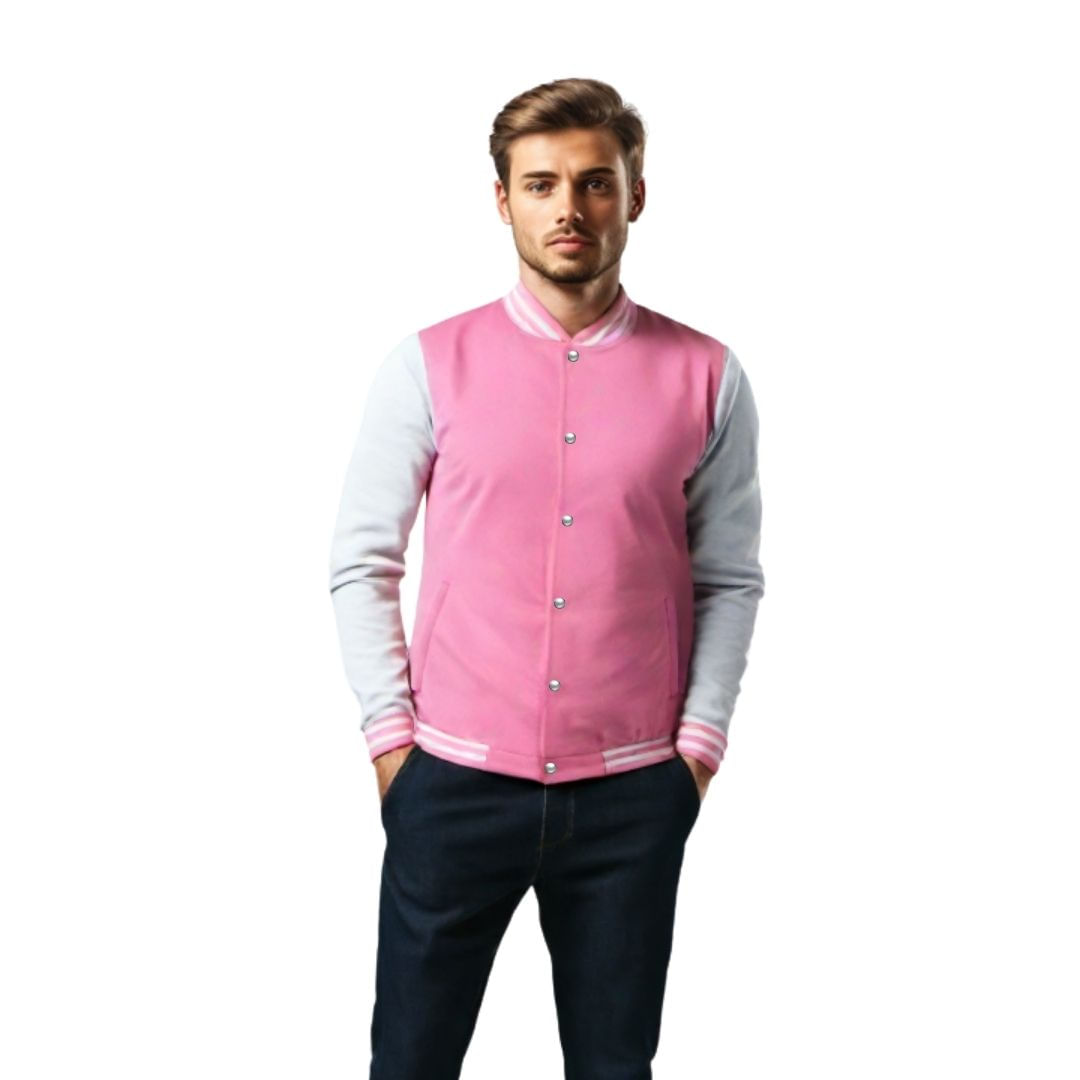 Jaqueta Moletom Masculina Lisa Com Bolsos