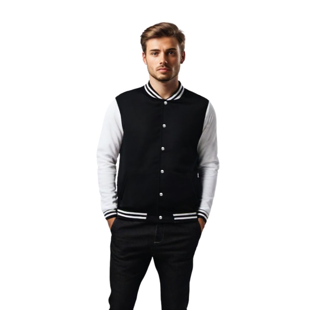 Jaqueta Moletom Masculina Lisa Com Bolsos