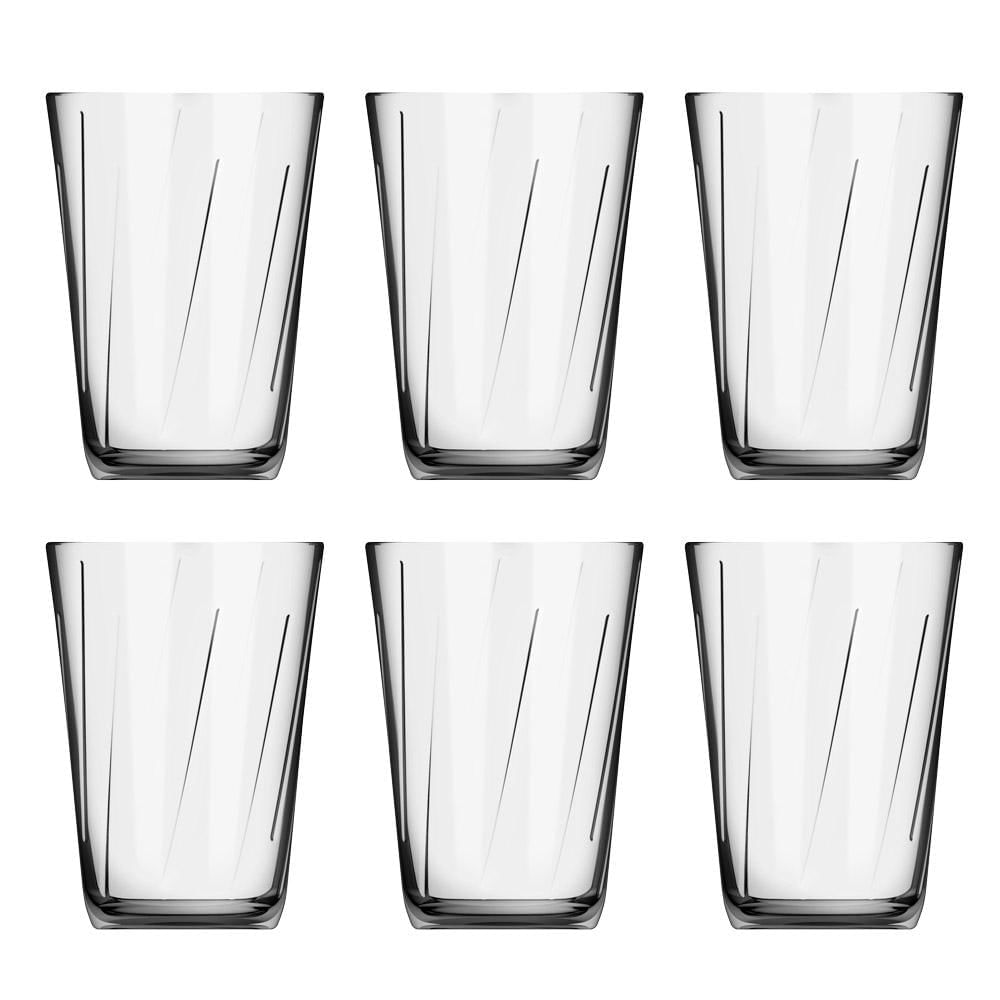 Kit 36 Copos De Vidro 190ml Amazon Nadir