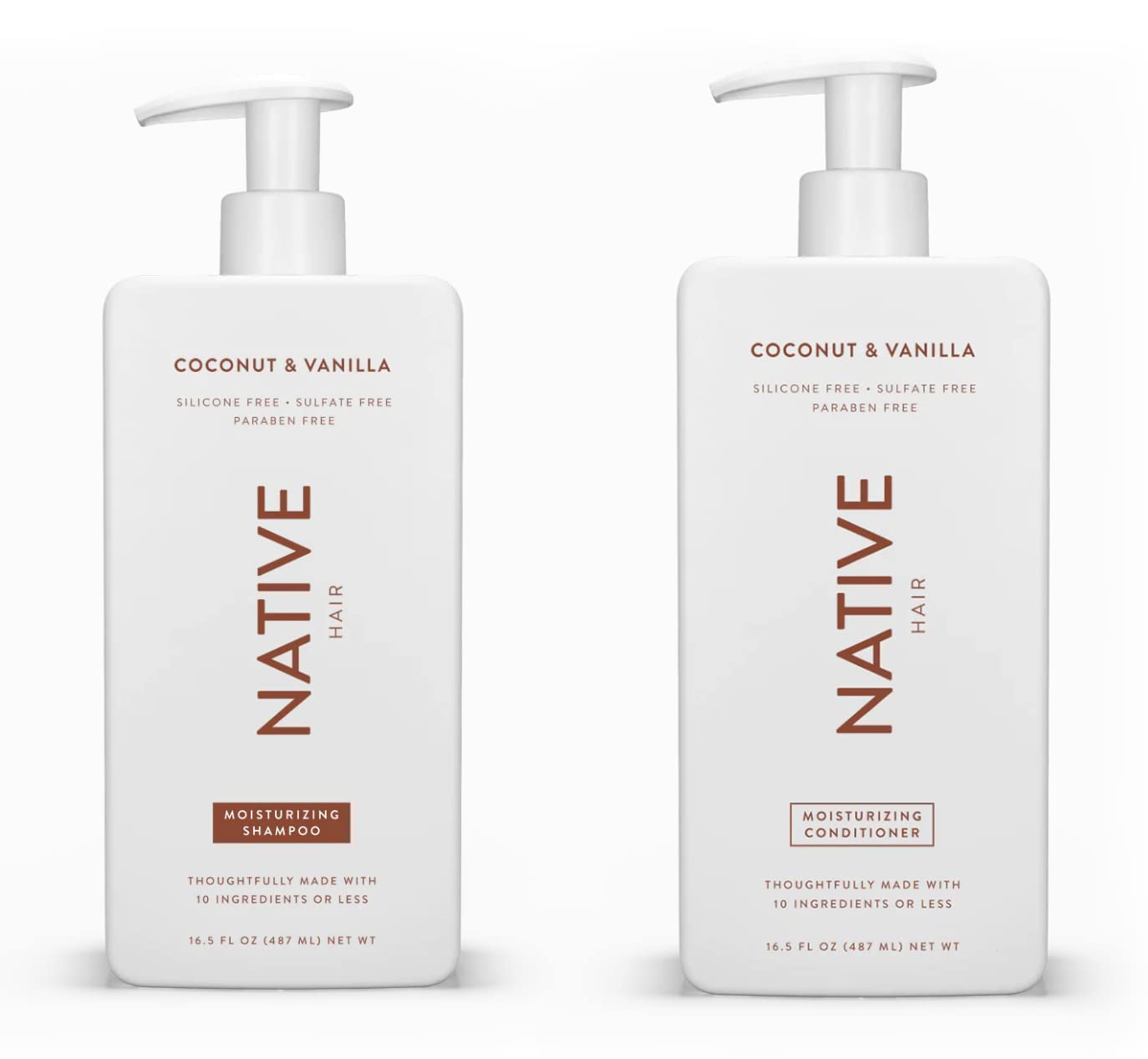 Conjunto De Shampoo E Condicionador Native Moisturizing 500ml