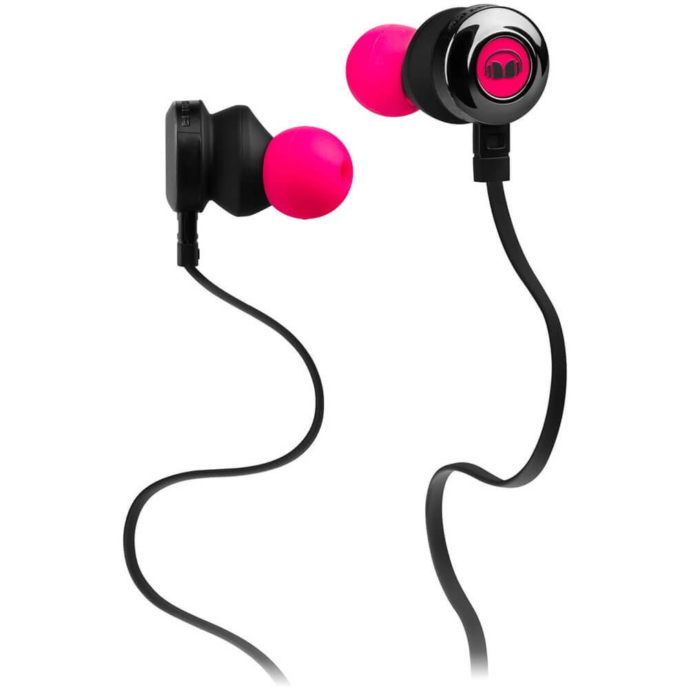 Fones De Ouvido Intra-auriculares Com Cancelamento De Ruído Monster - Pink