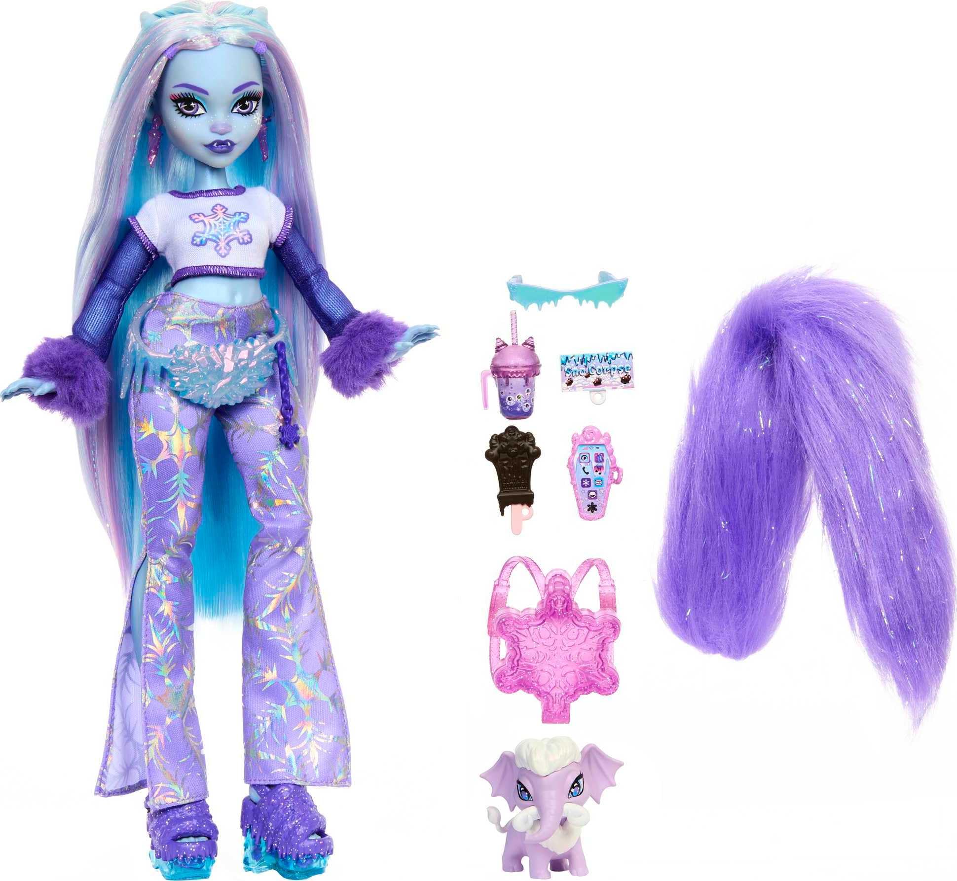 Boneca Monster High Abbey Bominable Yeti Com Animal De Estimação +4 Anos