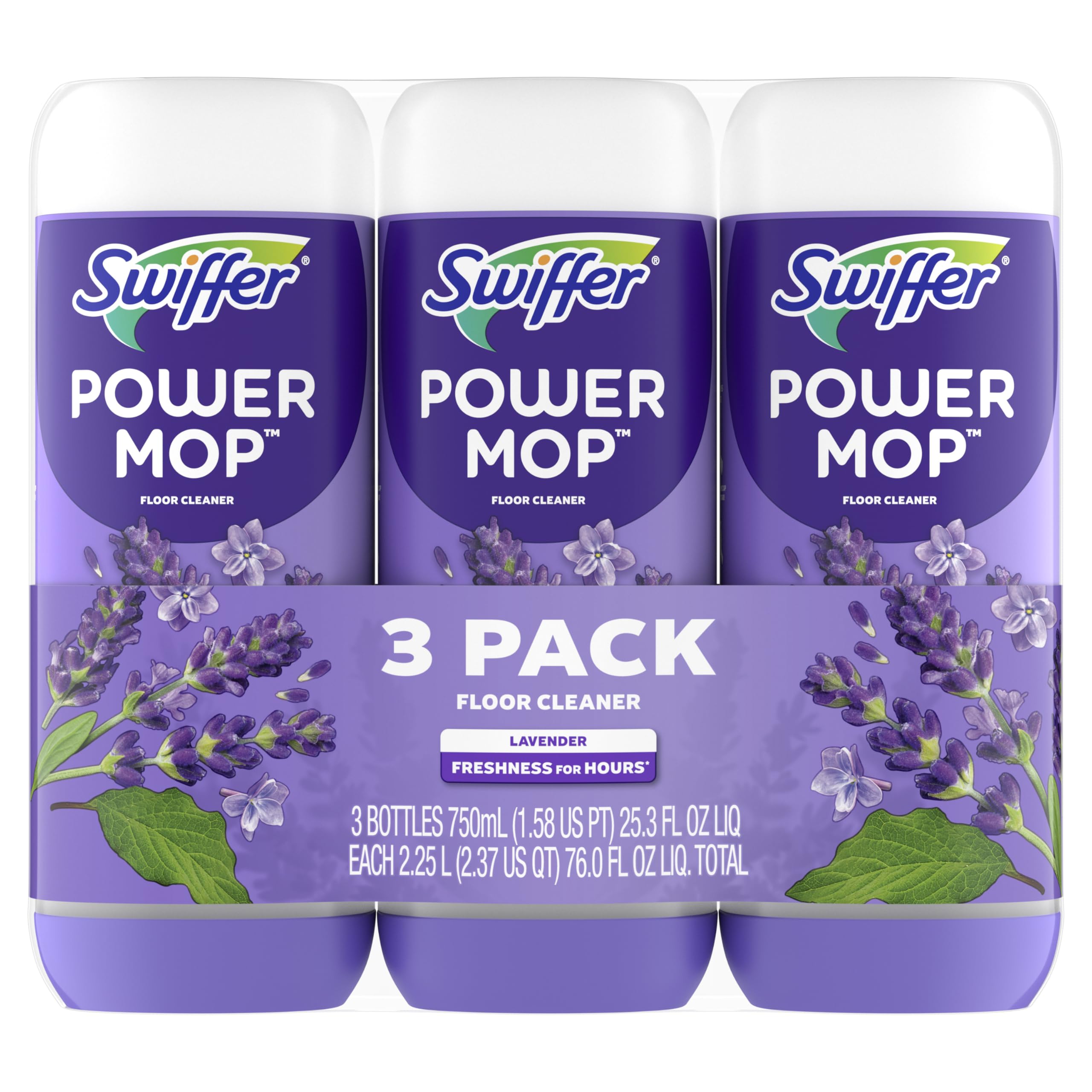 Solução De Limpeza De Piso Swiffer Powermop Lavender Scent