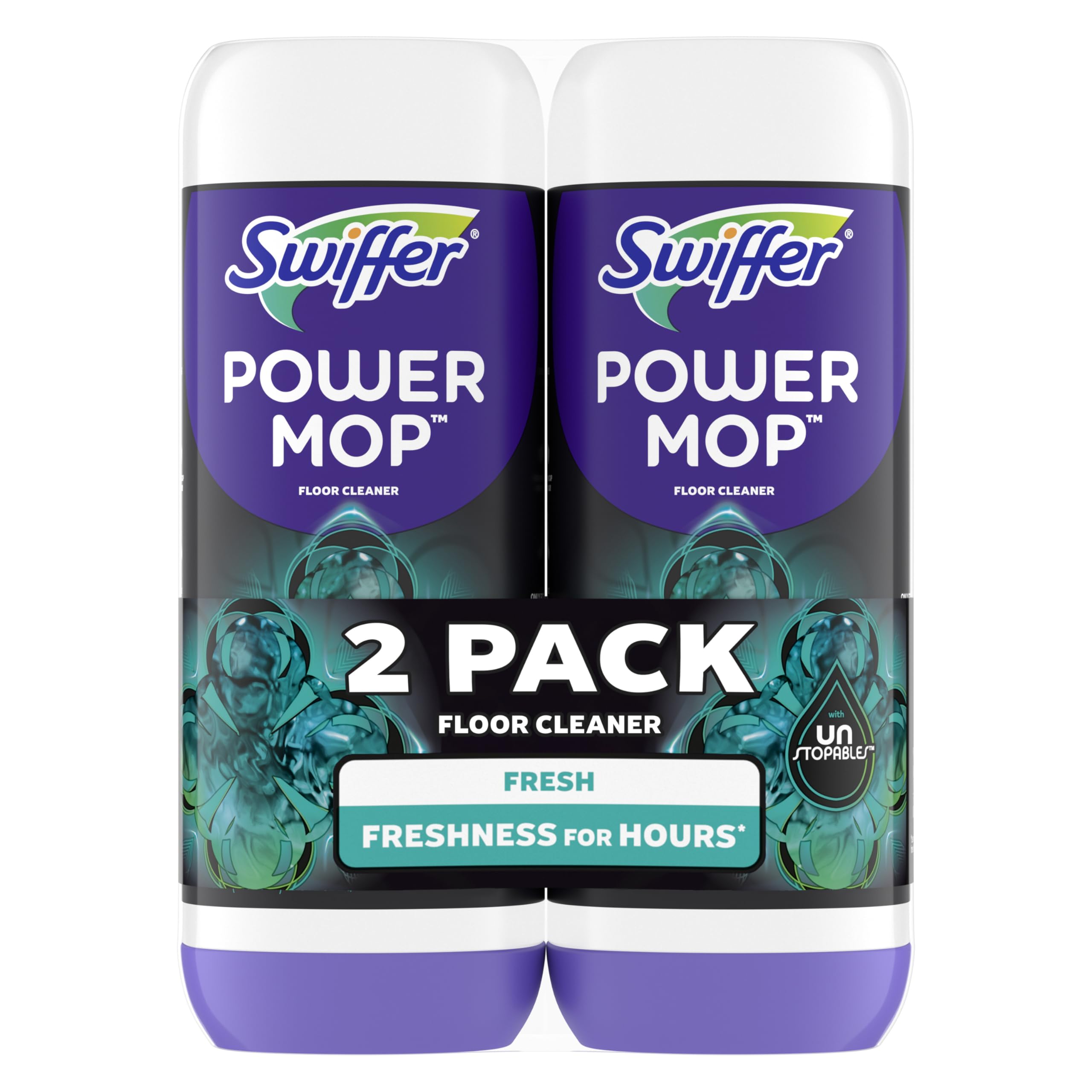 Solução De Limpeza De Piso Swiffer Powermop 750ml, Pacote Com 2