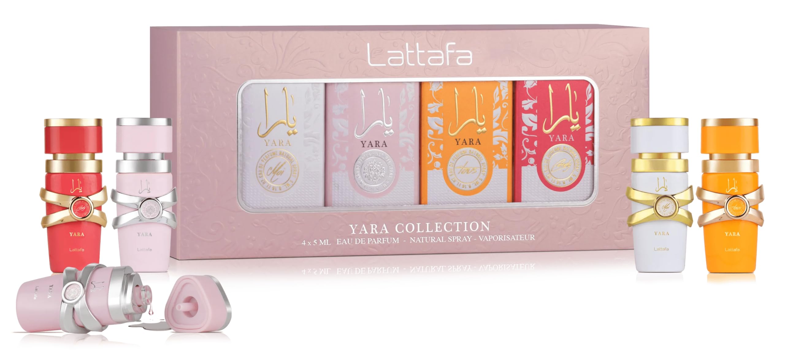 Perfume Lattafa Yara Collection Eau De Parfum 4x5ml Para Mulheres