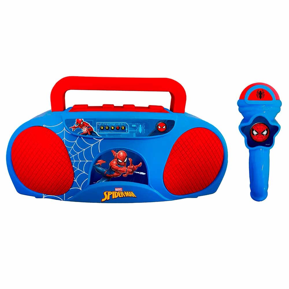 Karaoke Boombox Infantil Marvel Spiderman Candide