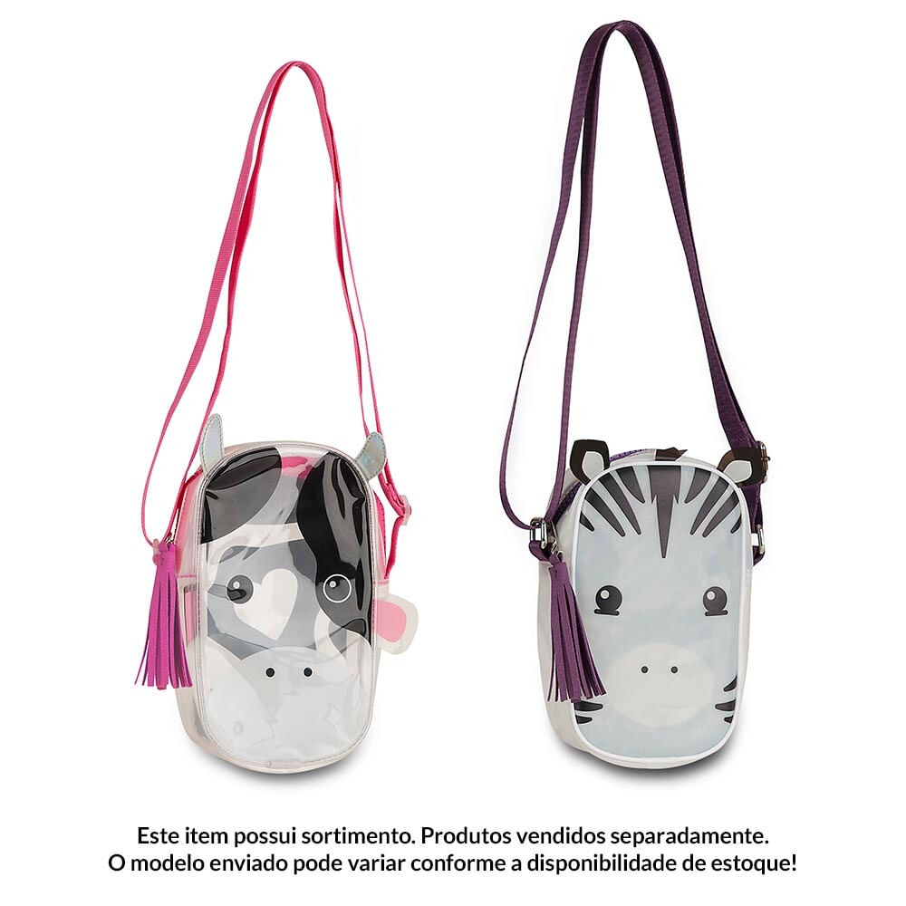Bolsinha Infantil Translucida Clio Pets Sortida Clio Style