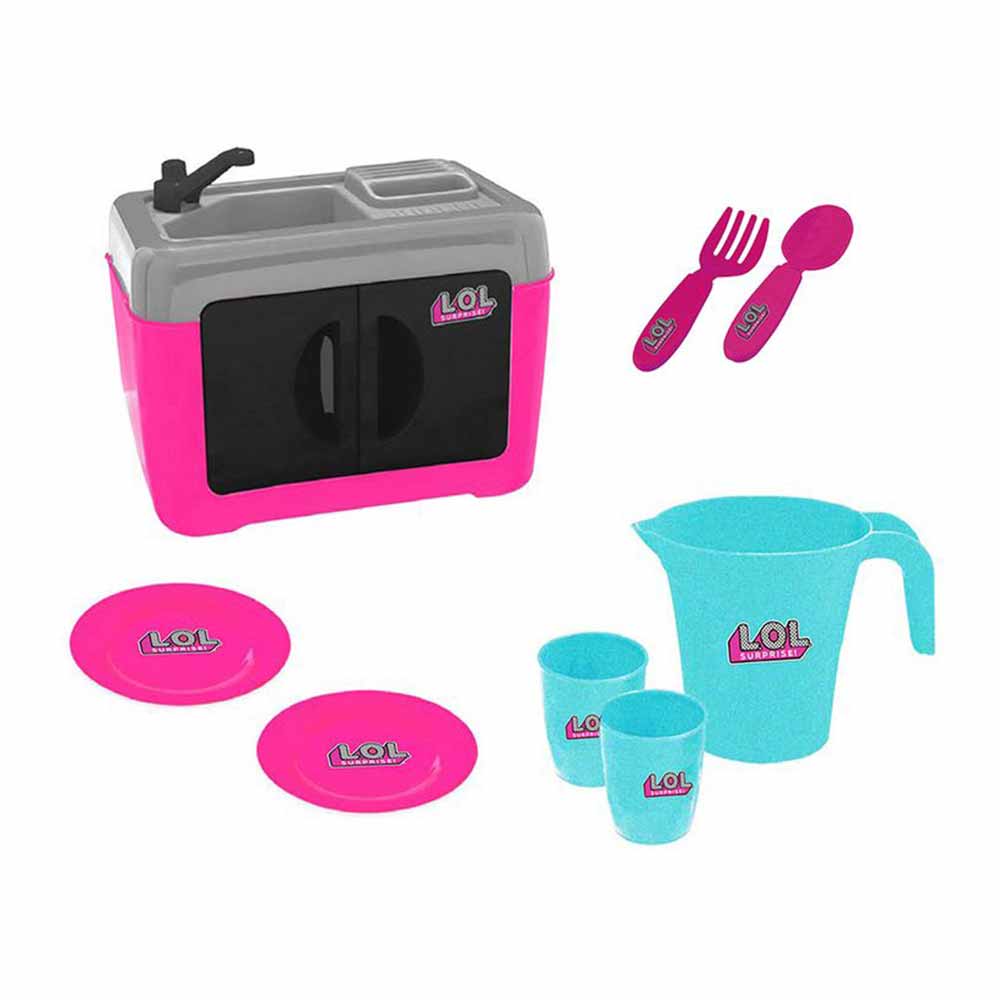 Piazinha Infantil Com Acessorios Pia Com Gabinete Da Chef Lol Surprise Candide