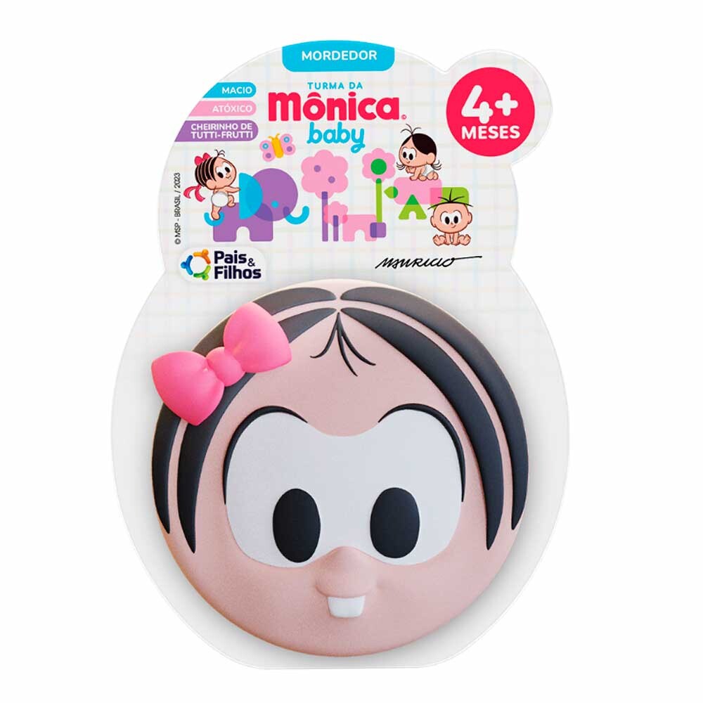 Mordedor Para Bebe Turma Da Monica Baby Monica Pais E Filhos