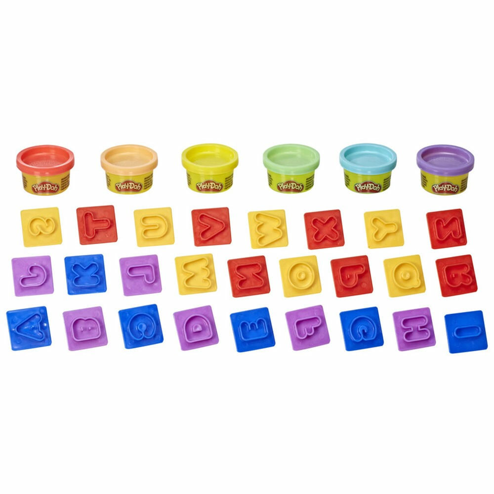 Conjunto Massinha De Modelar Play Doh Letras Hasbro