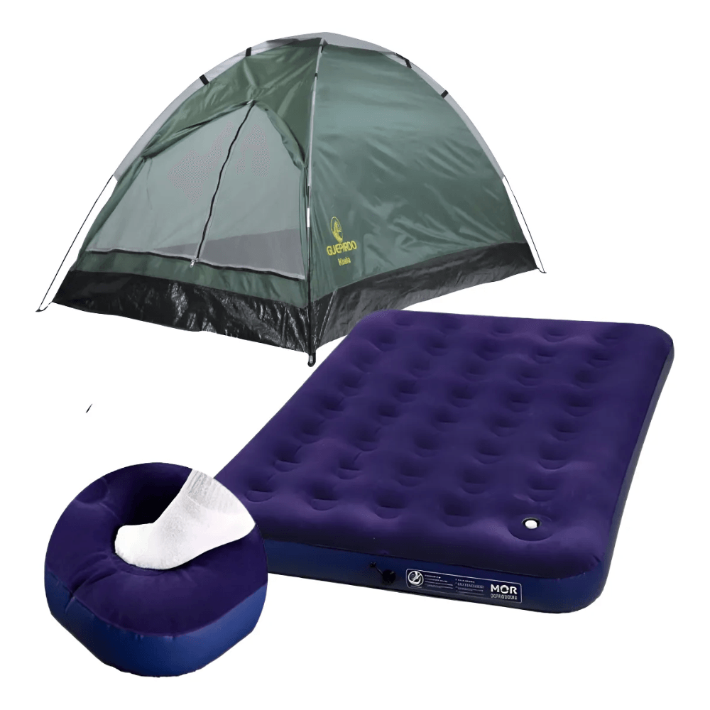 Barraca 3 Pessoas Koala Com Colchão Casal Com Bomba Embutida Nautika