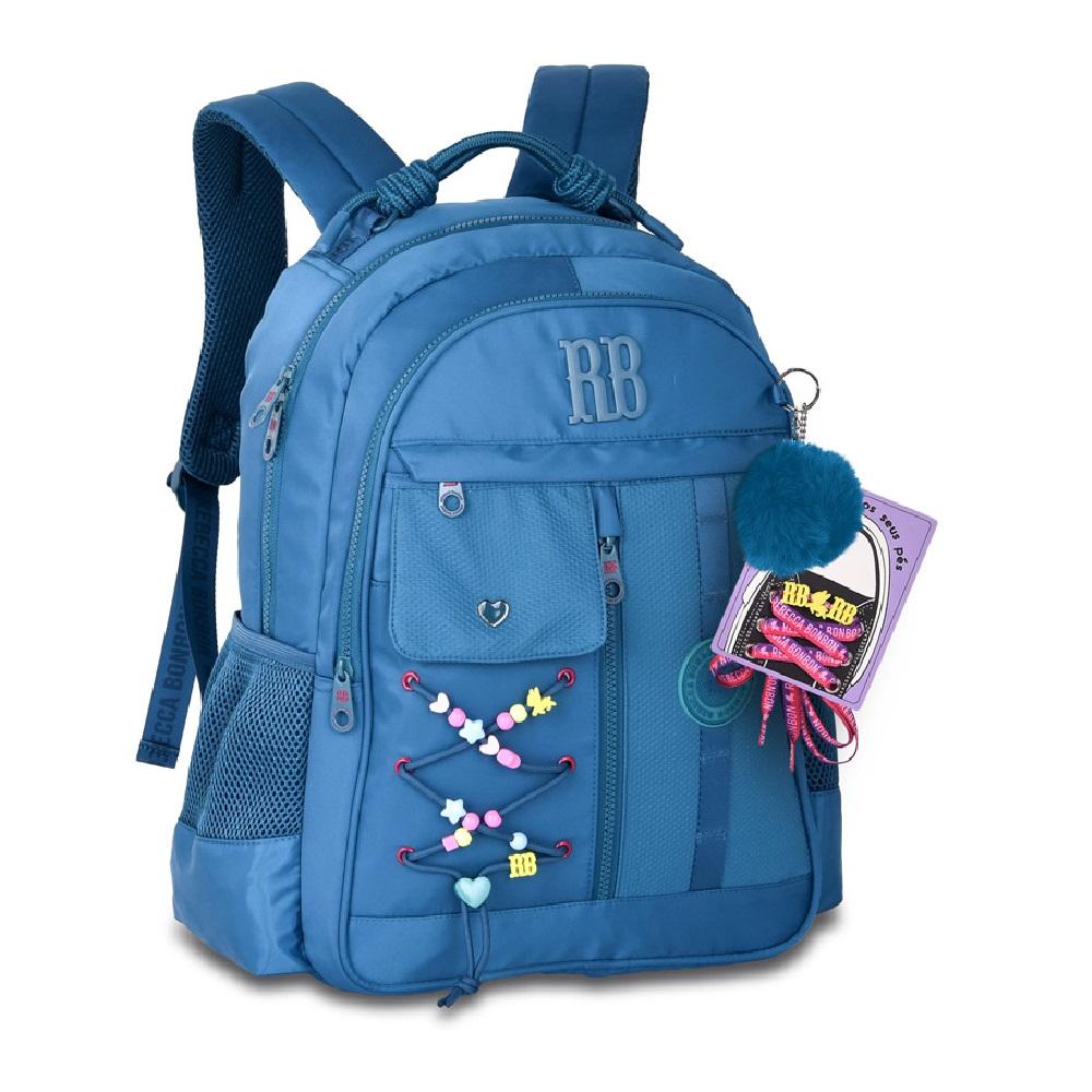 Mochila Rebecca Bonbon De Costas 17,5 Ref Rb27424 Verde Esmeralda