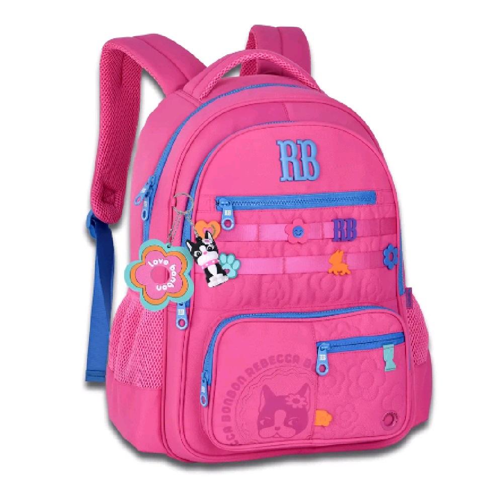 Mochila Rebecca Bonbon De Costas 17,5 Ref Rb26231 Rosa