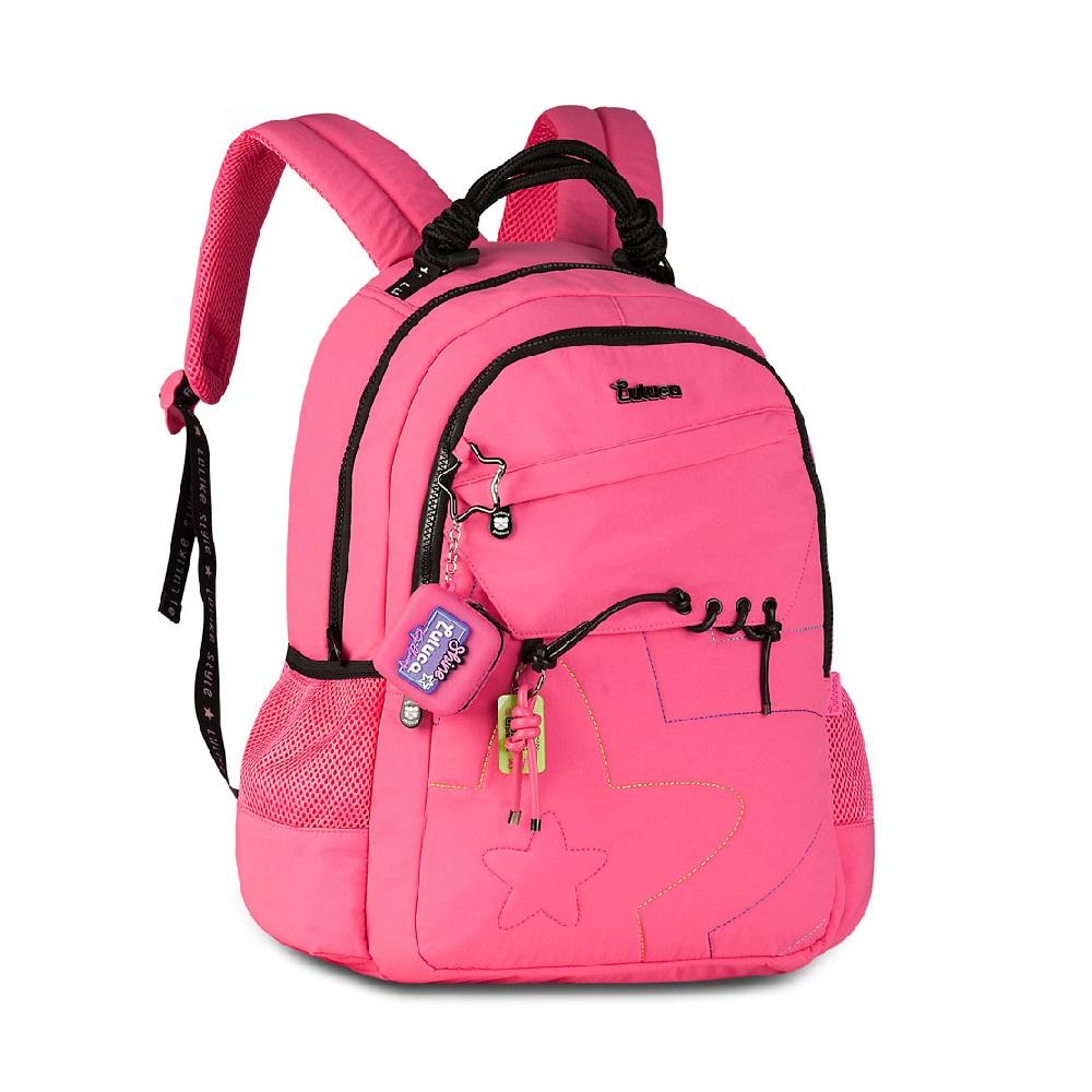 Mochila Luluca De Costas 17,5 Ref Lu27030 Rosa