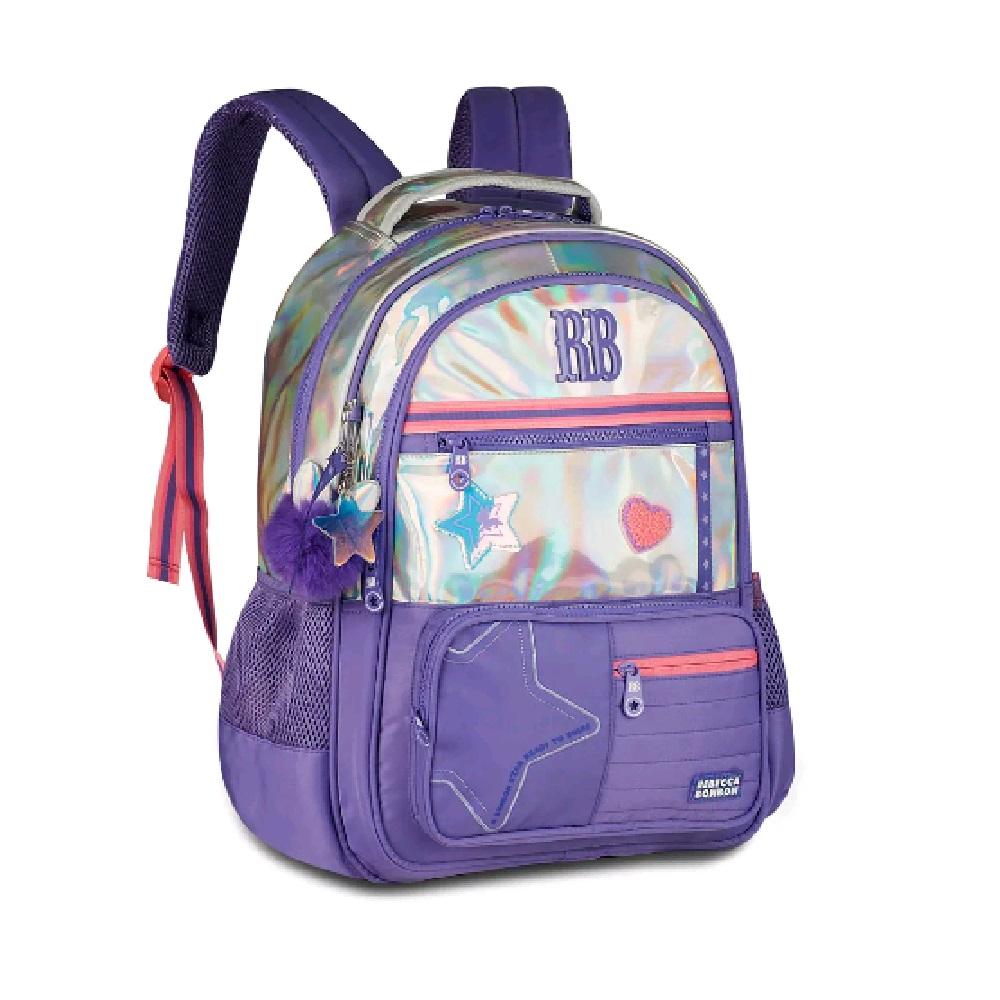 Mochila Rebecca Bonbon De Costas 17,5 Ref Rb27017 Roxo