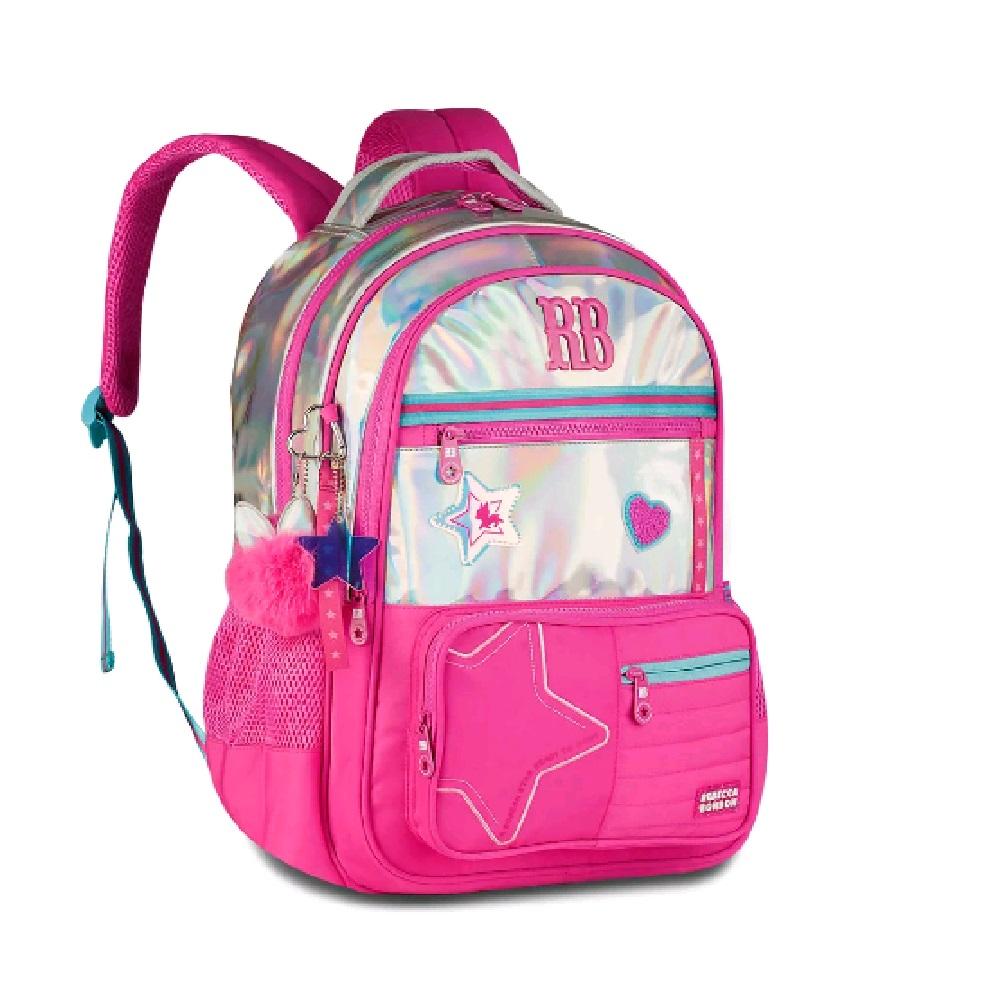 Mochila Rebecca Bonbon De Costas 17,5 Ref Rb27017 Rosa