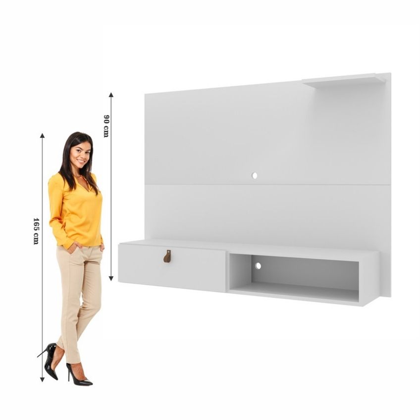 Painel Para Tv Até 50 Polegadas 1 Porta Califórnia J Carvalho - imagem 4