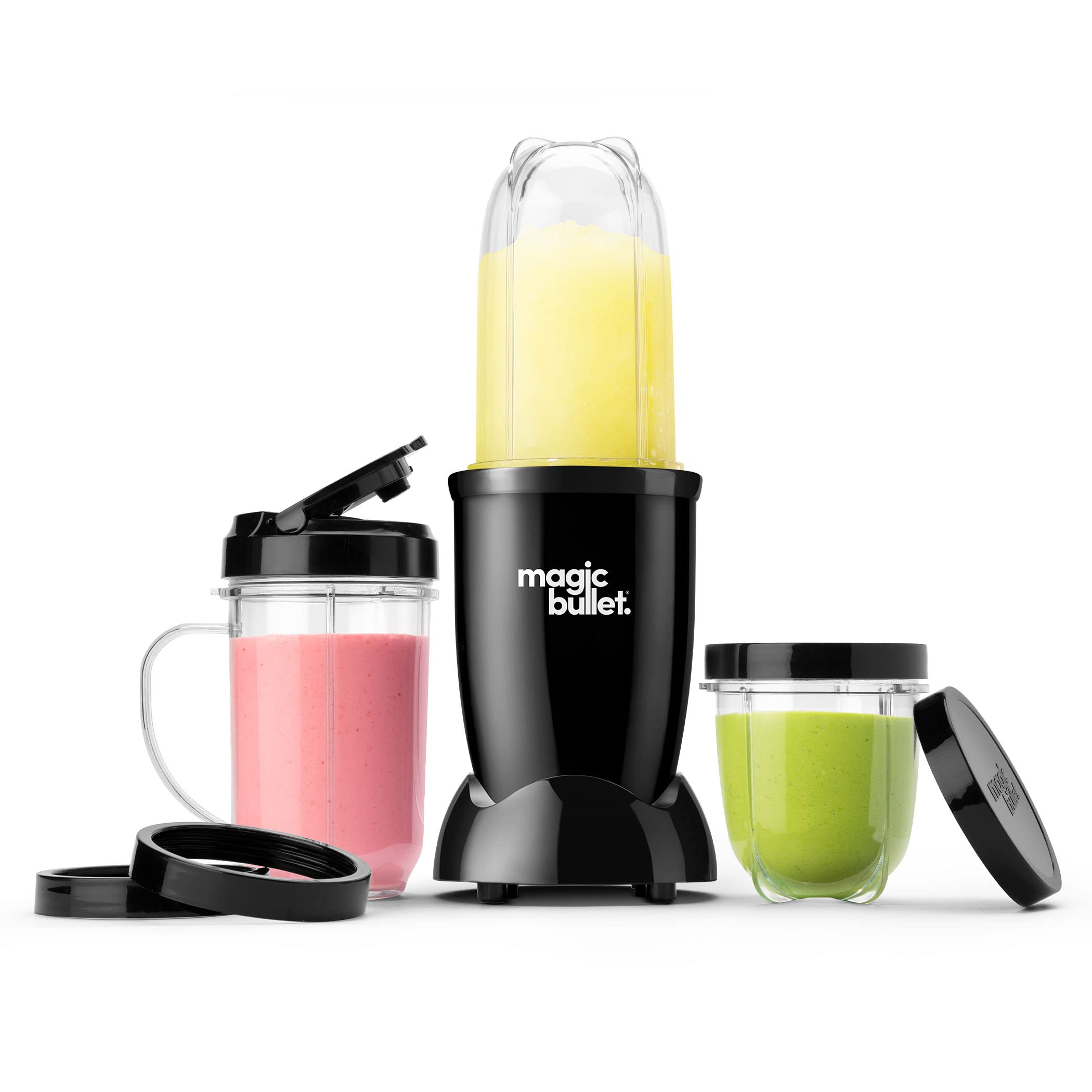 Blender Magic Bullet Small 250w, Conjunto De 11 Peças, Preto