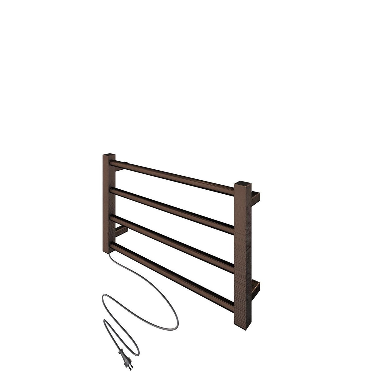 Toalheiro Aquecido Mezcla Bivolt E Bilateral Thermo Cobre Escovado